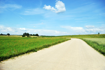 rural road.
