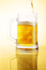 beer in glass