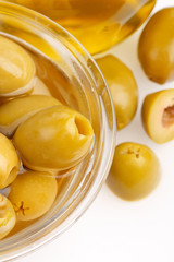 Olive oil and olives