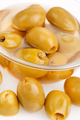 Olive oil and olives