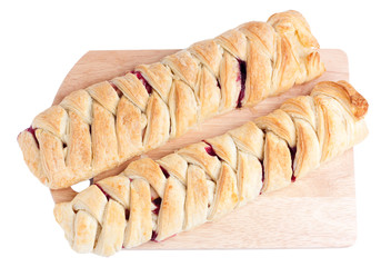 Two pie puff pastry.