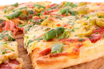 Pizza closeup