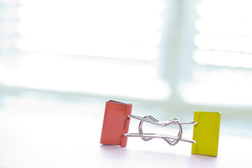 Colorful binder clip