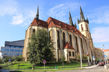 Prague gothic St. Antonin Cathedral