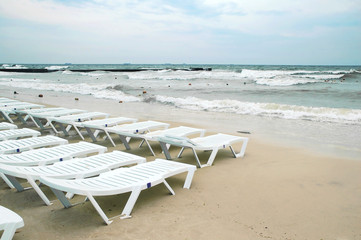 Chairs on the beach