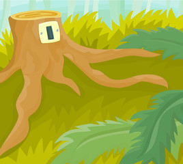 Power of natural energy, forest - B