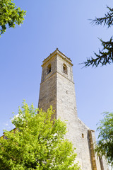 Fototapeta na wymiar Church of San Miguel, Romanesque transition, thirteenth century.
