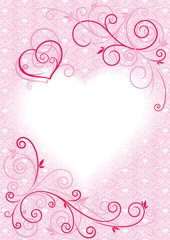 graphic pink love