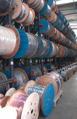 Fototapeta premium Almacen cables