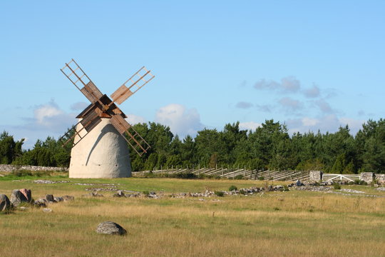 Windmühle auf Fårö Schweden
