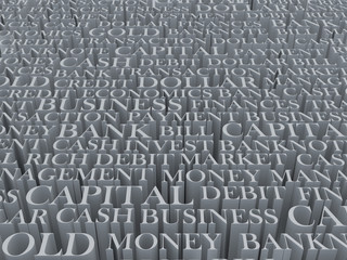 Obraz premium Business text