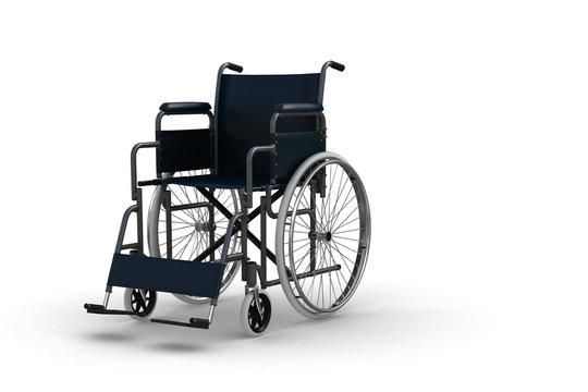 Wheelchair (isolated)