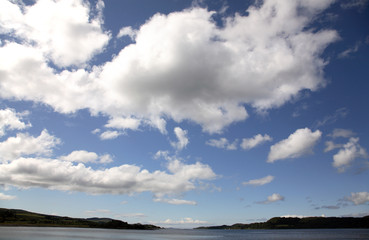 Fototapeta na wymiar Scottish sky