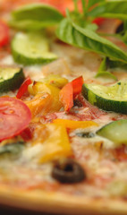 Pizza with vegetables