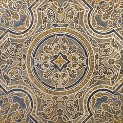 Ornamental old typical tiles