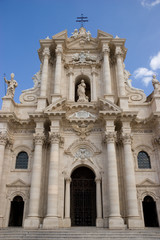 Fototapeta na wymiar Katedra Ortigia (Syracuse)