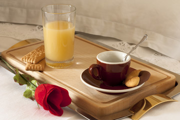 Breakfast with Coffee and Juice