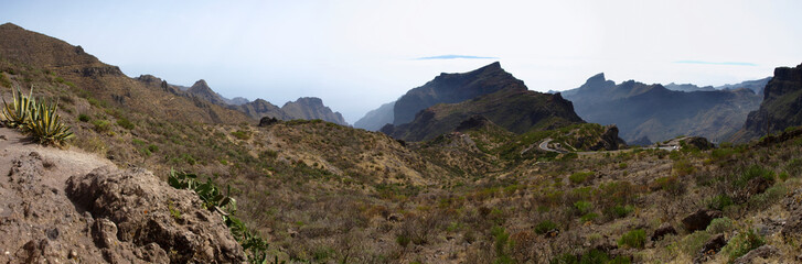 Fototapeta na wymiar Panorámica de Tenerife