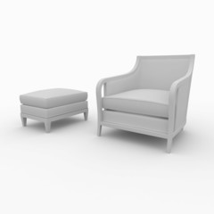 3d furniture detailed