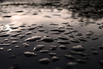 Fond abstrait - Goutes d'eau