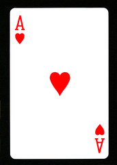 Ace of Hearts Playing Card