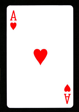 Ace of Hearts Playing Card Stock-Foto | Adobe Stock