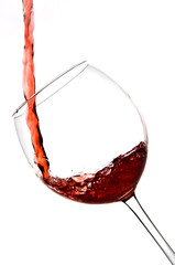 wineglass pouring wine
