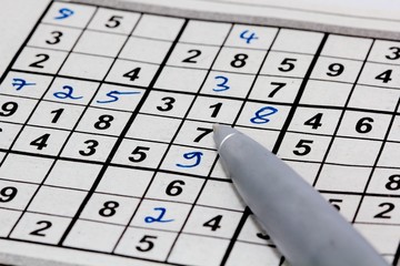 Sudoku with pen