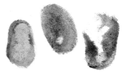 Naklejka premium Fingerprints