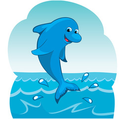 Jumping dolphin