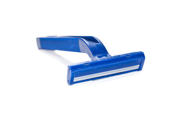 Disposable razor isolated over white