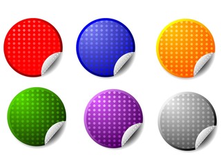 colored buttons