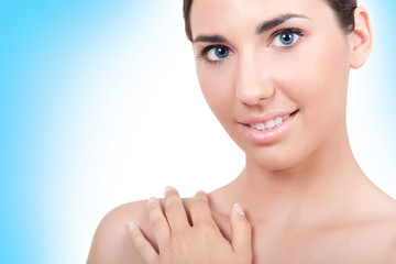 Naklejka premium beautiful woman