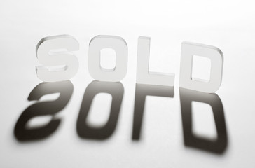 concept mot sold ombre et lumière