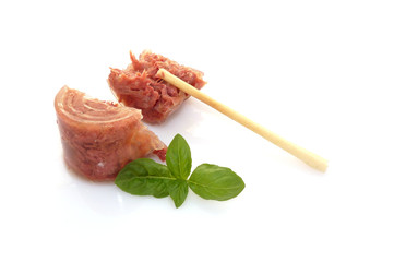 Carne in gelatina con grissino