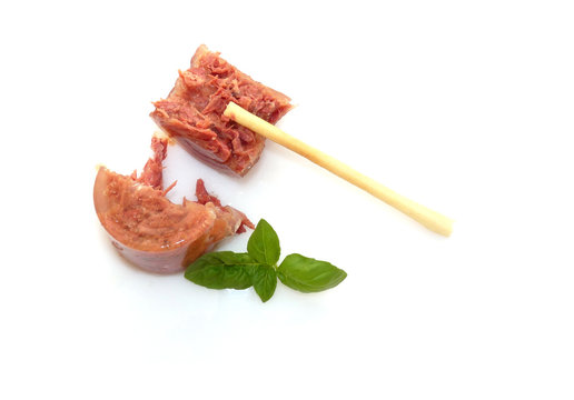 Carne in gelatina con grissino