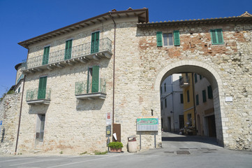 Fototapeta na wymiar Porta Senese. Castiglione del Lago Umbria.