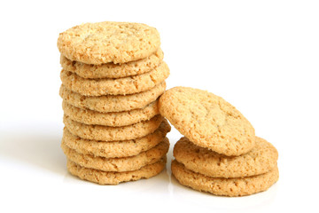 Stack of oatmeal cookies