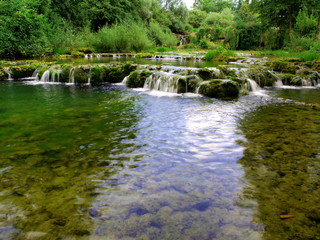 Obraz premium Rastoke falls, Croatia