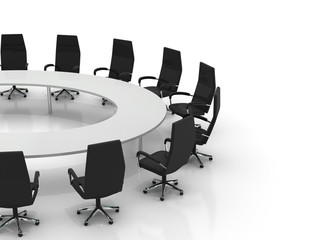 conference table and chairs
