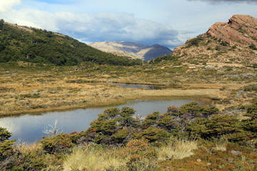 Lake and mountain
