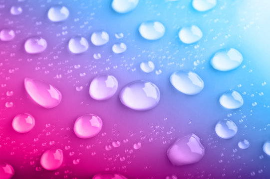 background of water drops