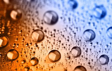 background of water drops