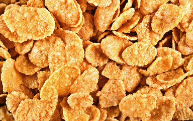 background of corn flakes