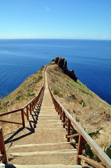 Fototapeta premium Passadiço na Ponta do Garajau