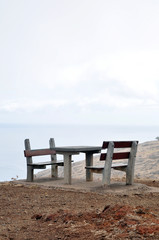 Cadeiras e Mesa na Ilha da Madeira