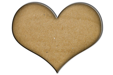 cardboard heart