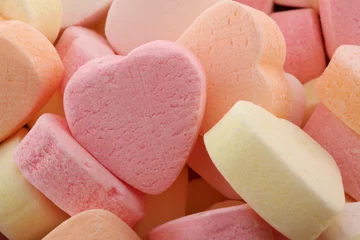 Foto op Plexiglas Snoepjes bonbons coeur