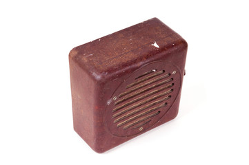 Old shockproof heavy radio from 1960