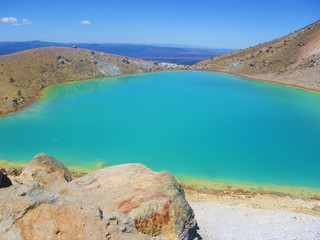 New Zealand - volcanic emerald lake
